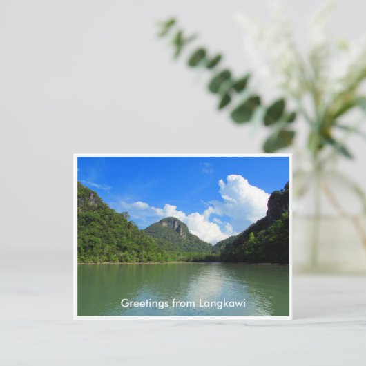langkawi greetings briefkaart (Staand voorkant)