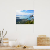 Langkawi Kabelbaan Bergzicht Reis Souvenir Poster (Keuken)
