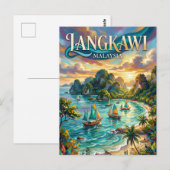 Langkawi Maleisië Briefkaart (Voorkant / Achterkant)