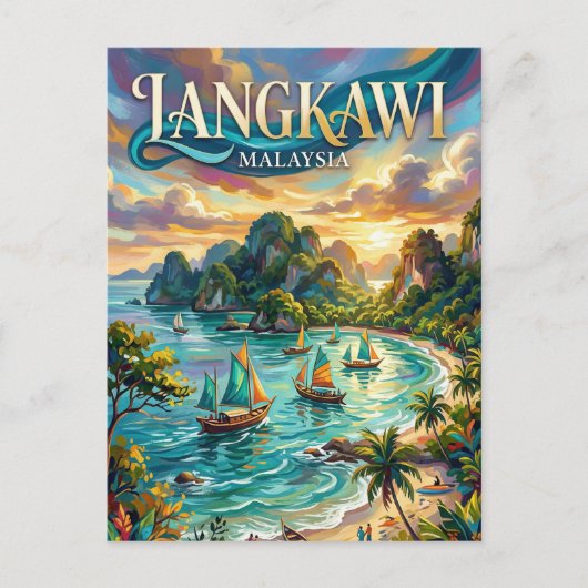 Langkawi Maleisië Briefkaart (Voorkant)
