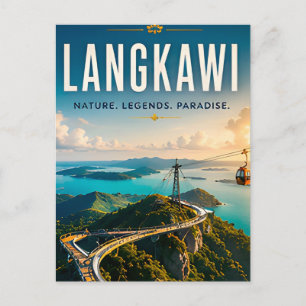 🌿 Langkawi Maleisië Eiland Avontuur 🌉 Briefkaart