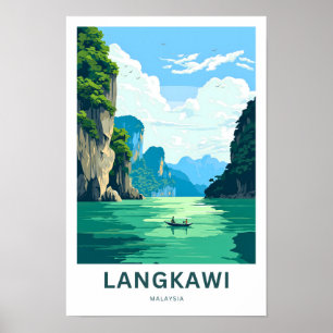 Langkawi Maleisië Reisprint Poster