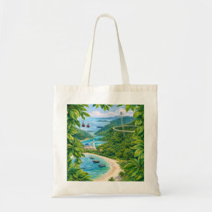 Langkawi Maleisië Sky Bridge Tropisch Strand Tote Bag