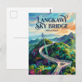 Langkawi Sky Bridge Malaysia Briefkaart (Voorkant / Achterkant)