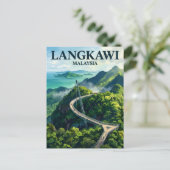 Langkawi Sky Bridge Maleisië Briefkaart (Staand voorkant)