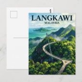 Langkawi Sky Bridge Maleisië Briefkaart (Voorkant / Achterkant)