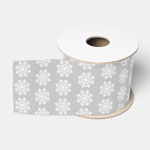 Langkorrelige koolstof-sneeuwvlokken grosgrain lint