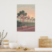 Langland Bay Swansea Zeereis Poster (Keuken)