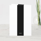 Langlauf lopen dank u kaart (Achterkant)