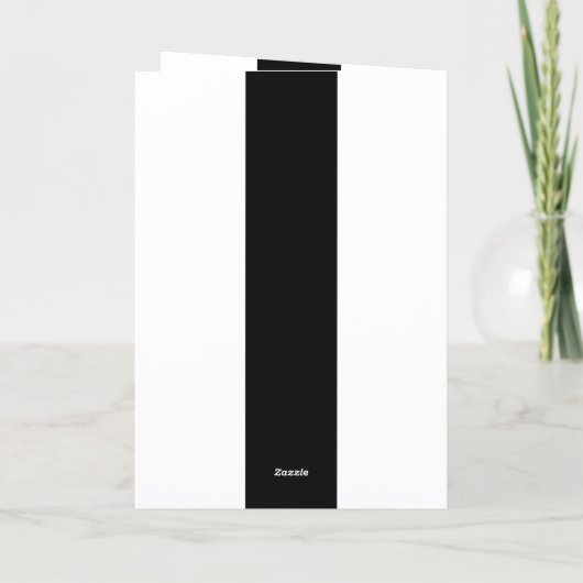 Langlauf lopen dank u kaart (Achterkant)