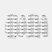 Langlauf lopende symbolen bedankdoosjes (Uitgevouwen)