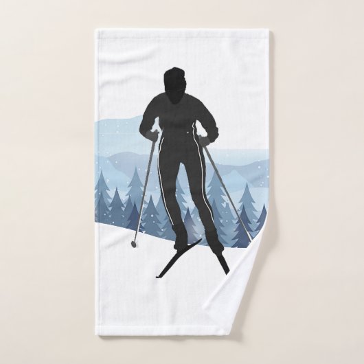 langlauf ontwerp bad handdoek (Handdoek)