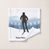 langlauf ontwerp bad handdoek (Wasdoekje)