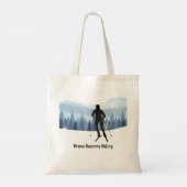 langlauf ontwerp tote bag (Achterkant)