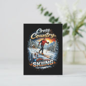 Langlaufen Briefkaart (Staand voorkant)