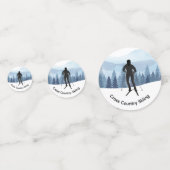 langlaufen design tafel Confetti (Voorkanten)