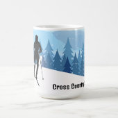 langlaufen ontwerp koffie Mok (Center)