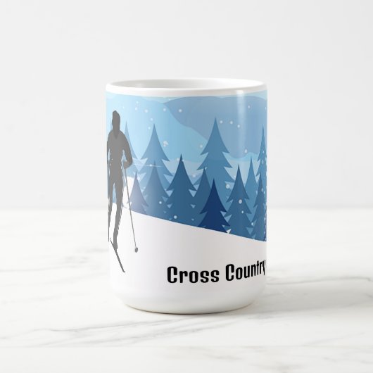 langlaufen ontwerp koffie Mok (Center)