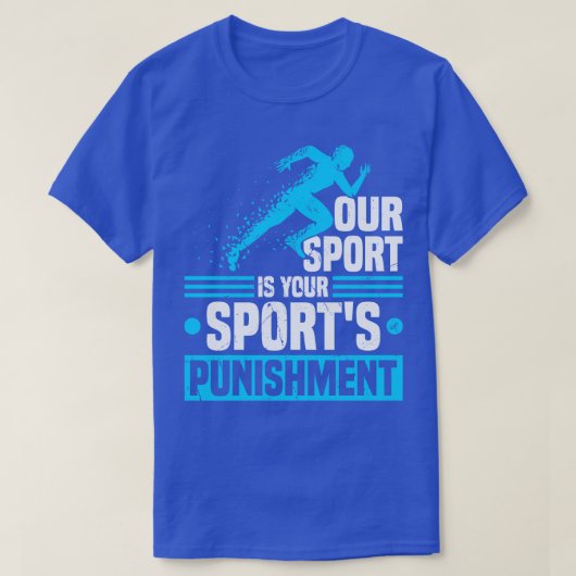 Langlaufen Running Funny voor XC Runner T-shirt (Design voorkant)