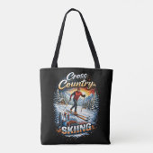 Langlaufen Tote Bag (Achterkant)