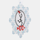 Langlaufloipe © Paper Ornament Kaart (Rechts)