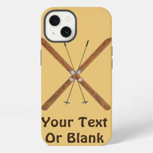 Langlaufski's en -stokken iPhone 13 hoesje