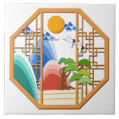 Langlevendigheid tegel tegeltje (Voorkant)