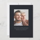 Langley bruiloft uitnodiging twee bruidegoms (Achterkant)