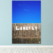 Langley Downtown #2 Canvas Afdruk (Insitu (Houten vloer))