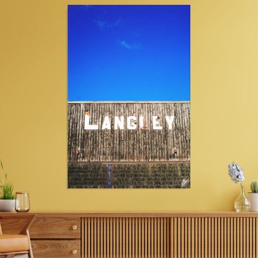 Langley Downtown #2 Canvas Afdruk (Insitu (Woonkamer))