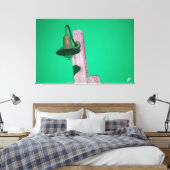 Langley Light Post serie #10 Canvas Afdruk (Insitu (Slaapkamer))