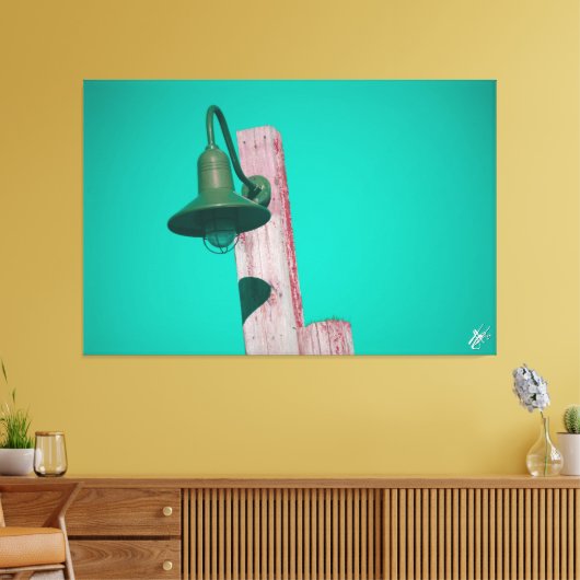 Langley Light Post serie #11 Canvas Afdruk (Insitu (Woonkamer))