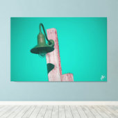 Langley Light Post serie #11 Canvas Afdruk (Insitu (Houten vloer))