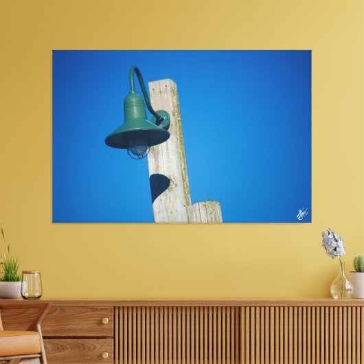 Langley Light Post serie #1 Canvas Afdruk (Insitu (Woonkamer))