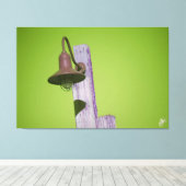 Langley Light Post serie #2 Canvas Afdruk (Insitu (Houten vloer))