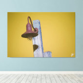 Langley Light Post serie #3 Canvas Afdruk (Insitu (Houten vloer))