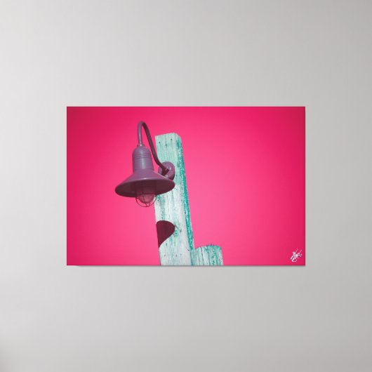 Langley Light Post serie #4 Canvas Afdruk (Voorkant)