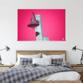 Langley Light Post serie #4 Canvas Afdruk (Insitu (Slaapkamer))