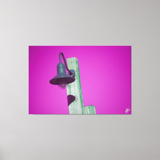 Langley Light Post serie #6 Canvas Afdruk (Voorkant)