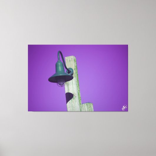 Langley Light Post serie #7 Canvas Afdruk (Voorkant)