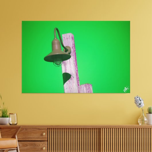 Langley Light Post serie #8 Canvas Afdruk (Insitu (Woonkamer))