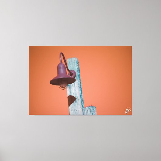 Langley Light Post serie #9 Canvas Afdruk (Voorkant)