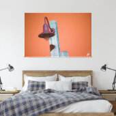 Langley Light Post serie #9 Canvas Afdruk (Insitu (Slaapkamer))