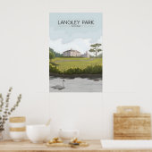 Langley Park Slough Reisposter Poster (Keuken)
