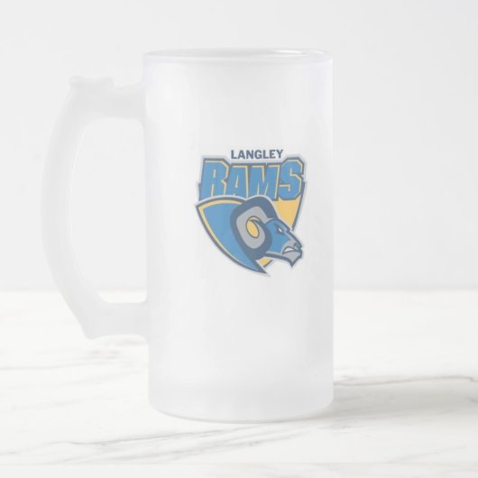 Langley Rams Glass Matglas Bierpul (Links)