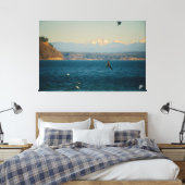 Langley waterfront #10 canvas afdruk (Insitu (Slaapkamer))