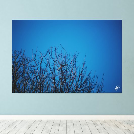 Langley waterfront #8 canvas afdruk (Insitu (Houten vloer))