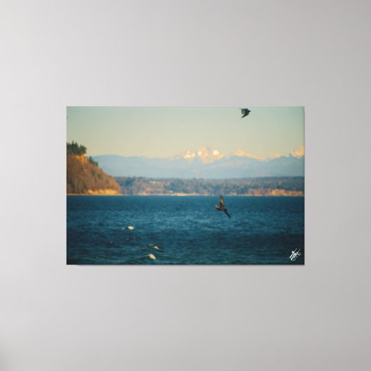 Langley waterkant #10 canvas afdruk (Voorkant)