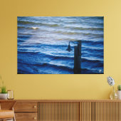 Langley waterkant #2 canvas afdruk (Insitu (Woonkamer))