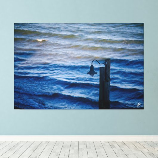 Langley waterkant #2 canvas afdruk (Insitu (Houten vloer))